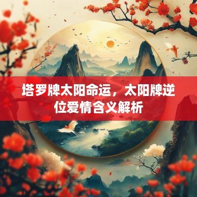 塔罗牌太阳命运，太阳牌逆位爱情含义解析