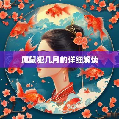 属鼠犯几月的详细解读