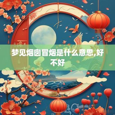 梦见烟囱冒烟是什么意思,好不好