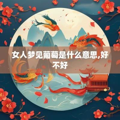 女人梦见葡萄是什么意思,好不好