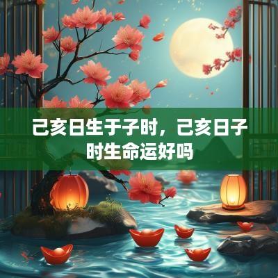 己亥日生于子时，己亥日子时生命运好吗