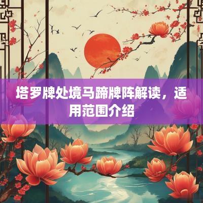 塔罗牌处境马蹄牌阵解读，适用范围介绍