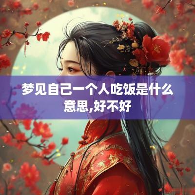 梦见自己一个人吃饭是什么意思,好不好