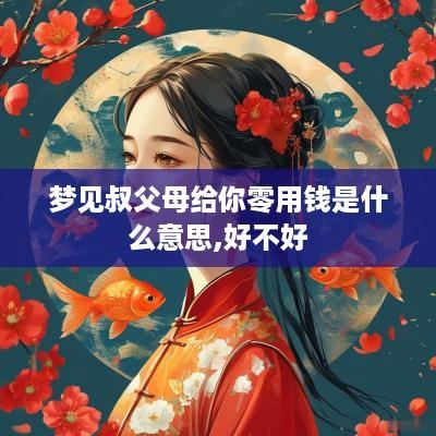 梦见叔父母给你零用钱是什么意思,好不好