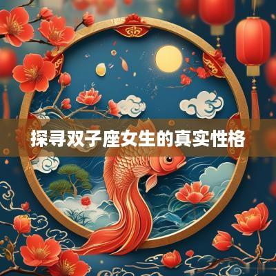 探寻双子座女生的真实性格