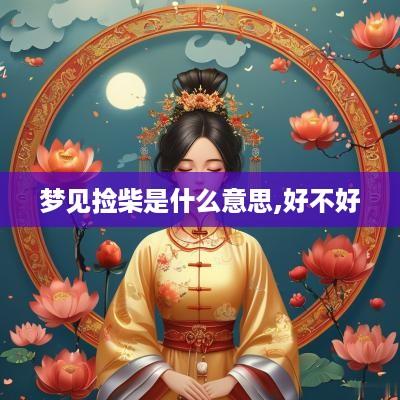 梦见捡柴是什么意思,好不好