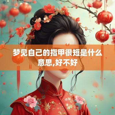 梦见自己的指甲很短是什么意思,好不好