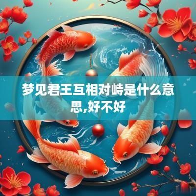 梦见君王互相对峙是什么意思,好不好