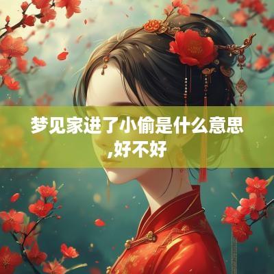 梦见家进了小偷是什么意思,好不好