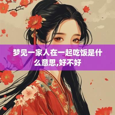 梦见一家人在一起吃饭是什么意思,好不好