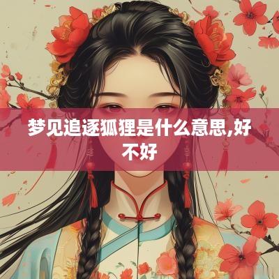 梦见追逐狐狸是什么意思,好不好