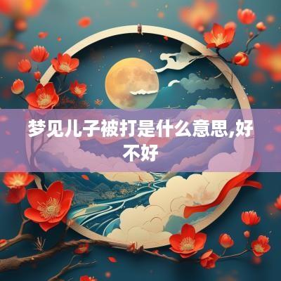 梦见儿子被打是什么意思,好不好