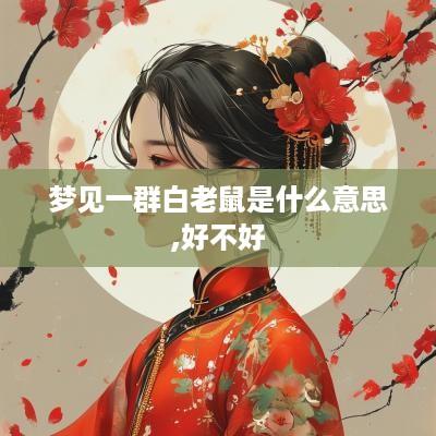 梦见一群白老鼠是什么意思,好不好