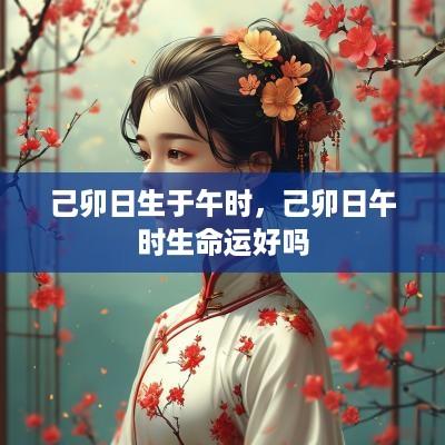 己卯日生于午时，己卯日午时生命运好吗