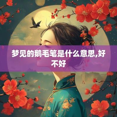 梦见的鹅毛笔是什么意思,好不好