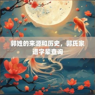 郭姓的来源和历史，郭氏家谱字辈查询