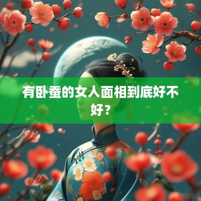 有卧蚕的女人面相到底好不好？