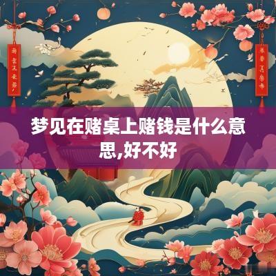 梦见在赌桌上赌钱是什么意思,好不好