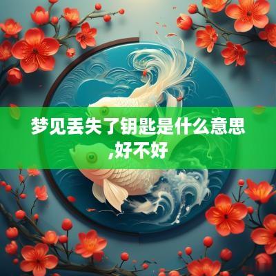 梦见丢失了钥匙是什么意思,好不好