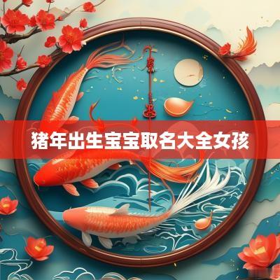 猪年出生宝宝取名大全女孩