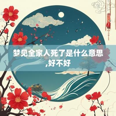 梦见全家人死了是什么意思,好不好