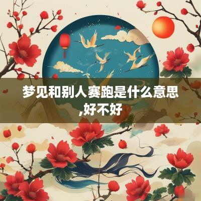 梦见和别人赛跑是什么意思,好不好