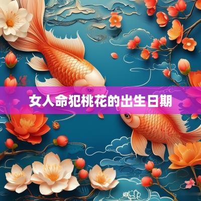 女人命犯桃花的出生日期