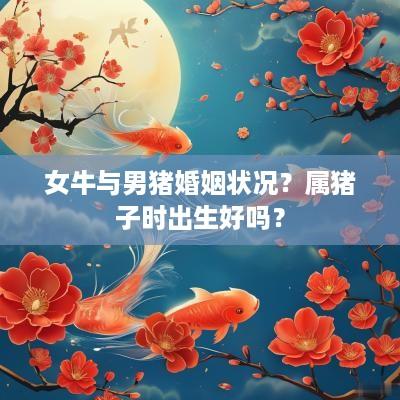 女牛与男猪婚姻状况？属猪子时出生好吗？