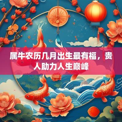 属牛农历几月出生最有福，贵人助力人生巅峰