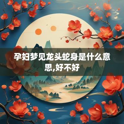孕妇梦见龙头蛇身是什么意思,好不好