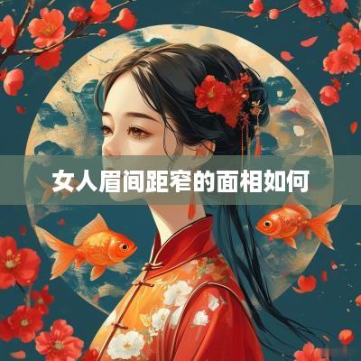 女人眉间距窄的面相如何