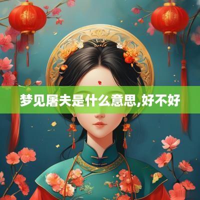 梦见屠夫是什么意思,好不好
