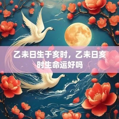 乙未日生于亥时，乙未日亥时生命运好吗