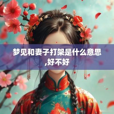 梦见和妻子打架是什么意思,好不好