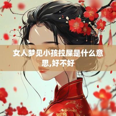 女人梦见小孩拉屎是什么意思,好不好