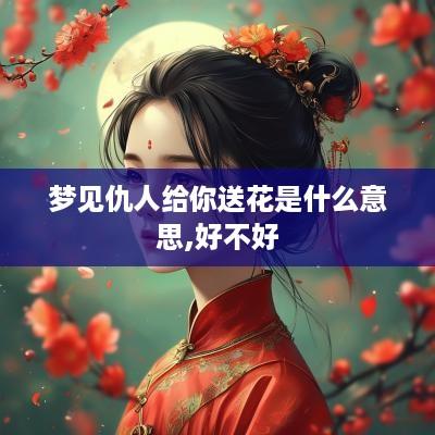梦见仇人给你送花是什么意思,好不好