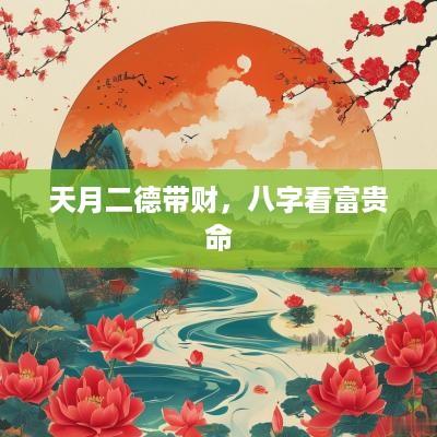 天月二德带财，八字看富贵命