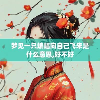 梦见一只蝙蝠向自己飞来是什么意思,好不好