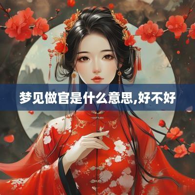 梦见做官是什么意思,好不好