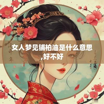 女人梦见铺柏油是什么意思,好不好 女人梦见铺柏油是什么意思,好不好