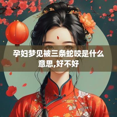 孕妇梦见被三条蛇咬是什么意思,好不好