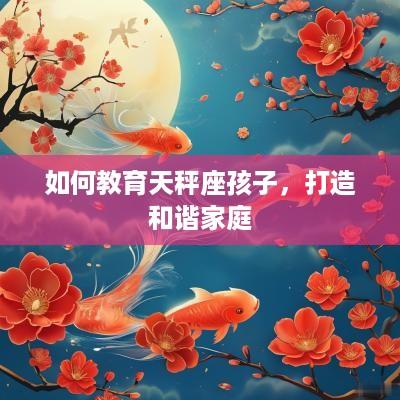 如何教育天秤座孩子，打造和谐家庭