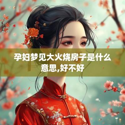 孕妇梦见大火烧房子是什么意思,好不好