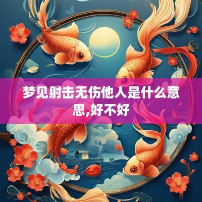 梦见射击无伤他人是什么意思,好不好