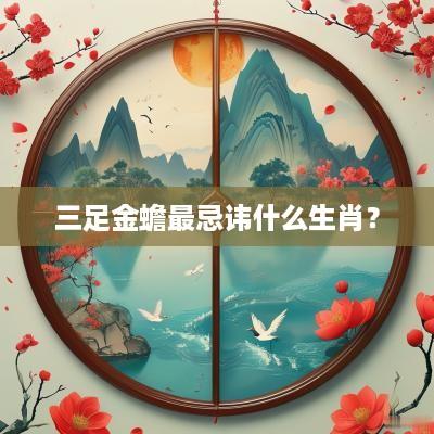 三足金蟾最忌讳什么生肖？