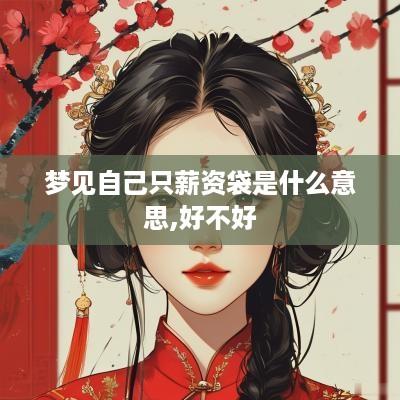 梦见自己只薪资袋是什么意思,好不好