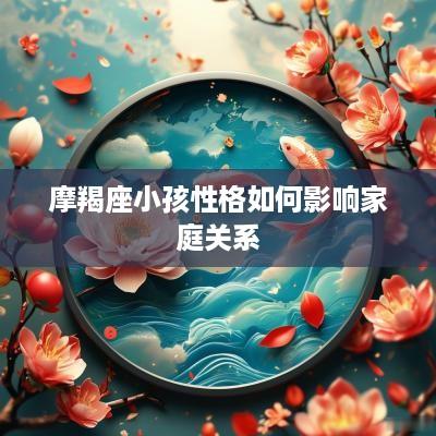 摩羯座小孩性格如何影响家庭关系
