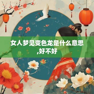 女人梦见变色龙是什么意思,好不好