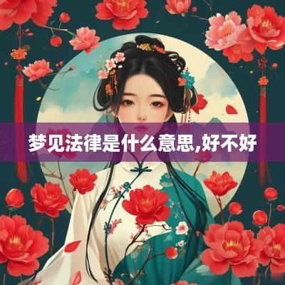 梦见法律是什么意思,好不好