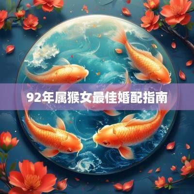 92年属猴女最佳婚配指南